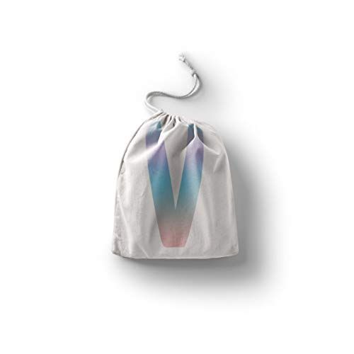 Le Jardin du Lin - Katoenen tas met trekkoord - 20 x 30 cm