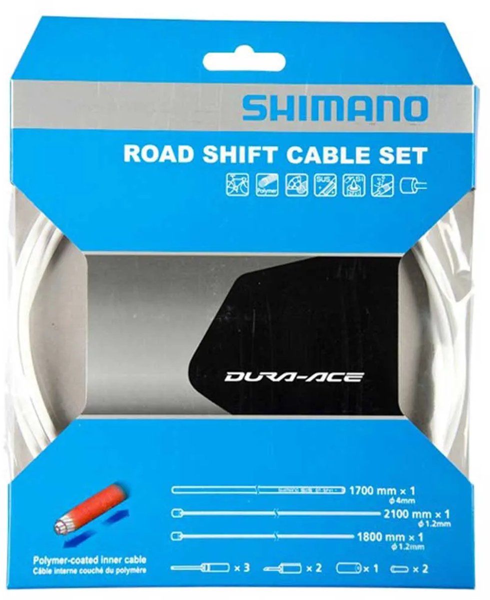 Shimano Dura-Ace Schakelkabelset Polymer Gecoat Zwart OT-SP41 1800/2100 mm