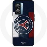 Maniacase Hoesje Narzo 50 5G Paris Saint Germain voetbalclub vlag
