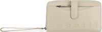 Bugatti Daphne Portemonnee RFID-bescherming Leer 19 cm - Dames - Horizontaal - beige