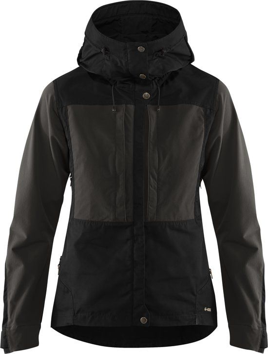 Fjällräven Keb Jacket W Jas Dames - Black - 7323450498108