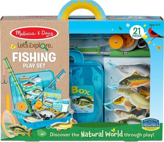 MELISSA & DOUG Speelset Vissen Junior Hout 21-delig