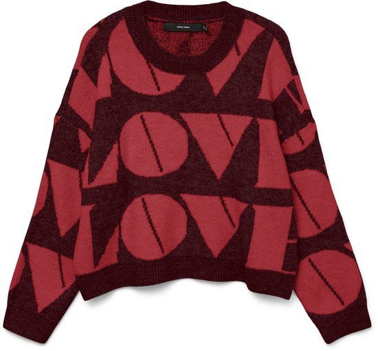 VERO MODA VMLOVE LS O-NECK PULLOVER BOO Dames Gebreide truien L