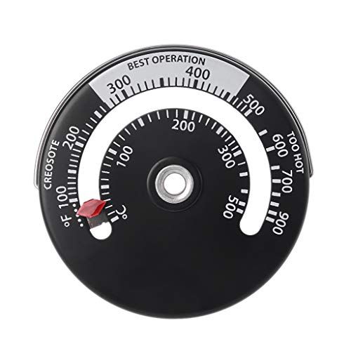 Kcnsieou Kleine Vervuilingsvrije Magnetische Kachel Rookkanaal Pijp Thermometer Multi Brandstof Houtkachel Houtkachel Pijp
