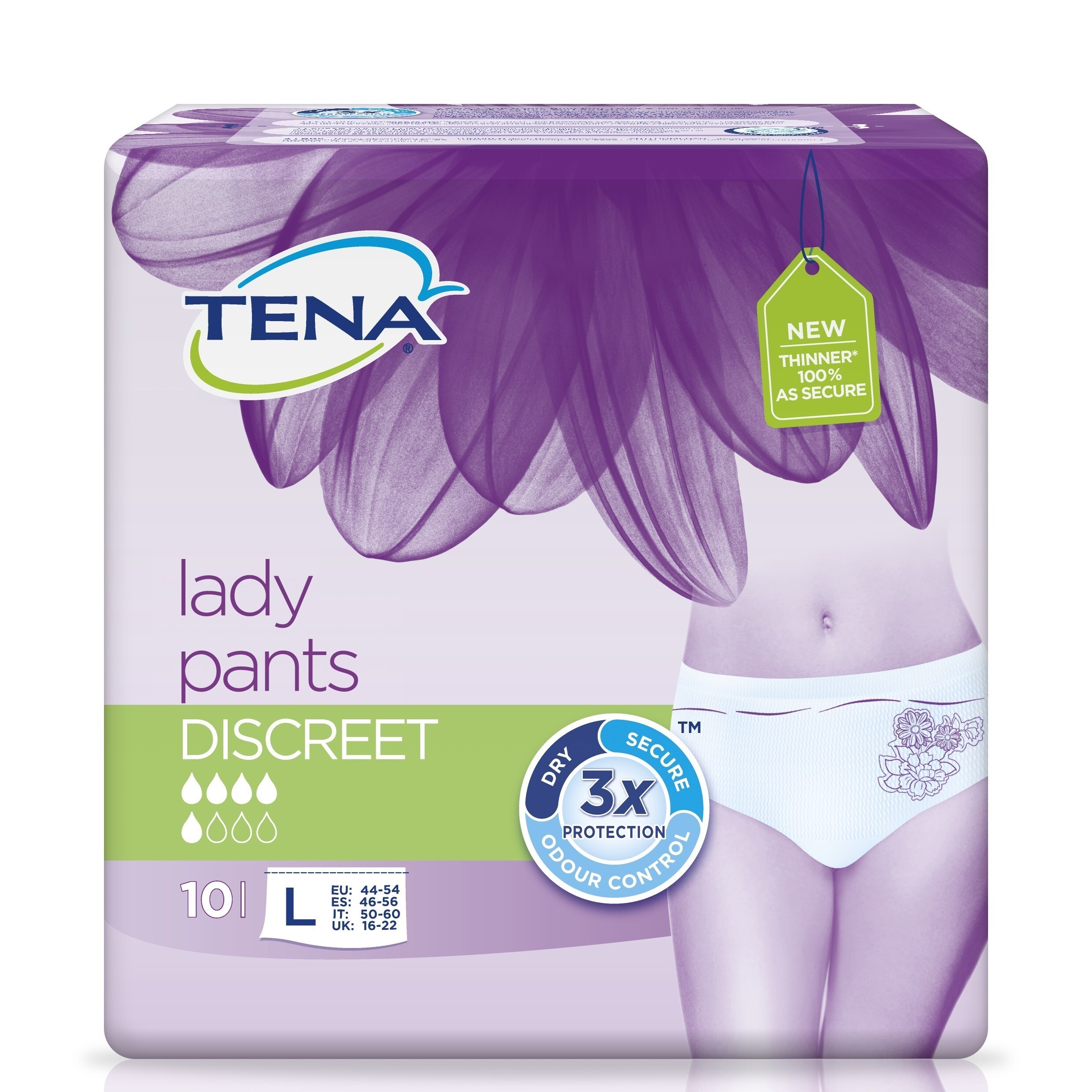 Tena Lady Pants Discreet Large 10st