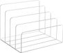 Azomor Organisateur en acrylique transparent pour documents avec quatre sections