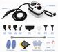 StarTech Stoomreiniger voor auto's - Handheld hogedrukreiniger - 2500 W - Geschikt voor auto, afzuigkap en airconditioning - Inclusief accessoires - Wit, EU-model