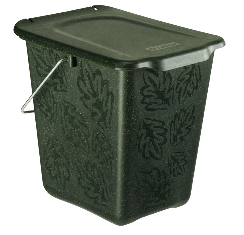 Rotho Greenline 7L Rectangular Polypropylene (PP) Green Waste Bin