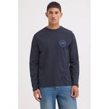 Blend Heren T-shirt Lange Mouw Ronde Hals Katoen 3XL SALUTE