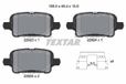 TEXTAR Set remblokken achter 2292301