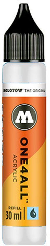 Molotow ONE4ALL - 30ml witte navul Inkt op acrylbasis