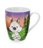 NICI Wolf Winny & Chipmunk Jojo Mok 0,31L Meerkleurig