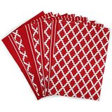 Penguin Home® 100% Pure Katoen Theedoek 10-Delig Set, Rood