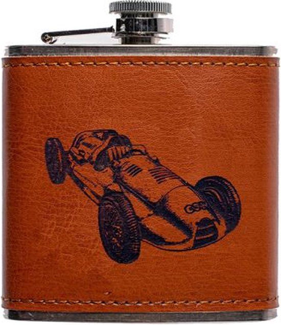Heupfles Autosport - Leer - Selbraehouse Scotland - Transparant - Metaal - 177 l