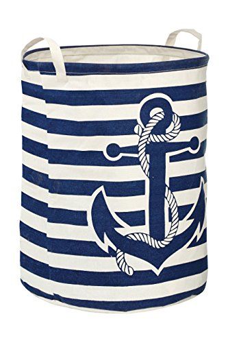 Premier Housewares Anker waszak - blauw - 38x38x48 cm