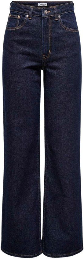 ONLY ONLJUICY HW WIDE RINSE DNM MAS763 N Jeans - Dark Blue - W27/L30