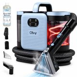 Olvy Tapijtreiniger PRO - Stoomreiniger - Draagbare Vlekkenreiniger - 100° Stoom - Bank Reiniger Machine - Meubelreiniger - 1650W - Zetelreiniger - Matrasreiniger