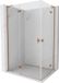Mexen Mist-H L Duo porte de douche pivotante gauche 85 x 80 cm, transparent, cuivre brossé