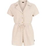 Protest PRTAyko - Jumpsuit Dames - Korte mouwen - Normale pasvorm - Knoopsluiting - Bruin