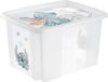 Keeeper Karolina Stitch opbergbox, 30 liter, transparant