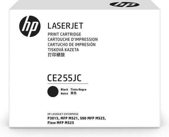 HP 55J Zwart Toner Cartridge - CE255JC