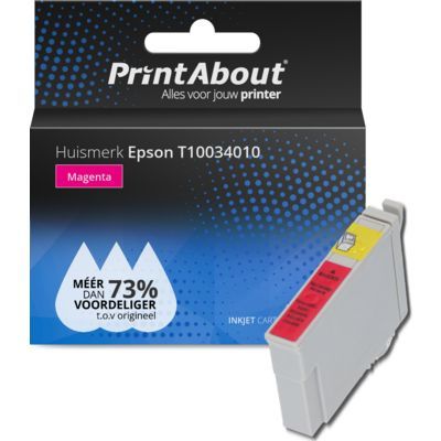 PrintAbout - Compatible Epson T10034010 Magenta Ink Cartridge - 1600 Pages