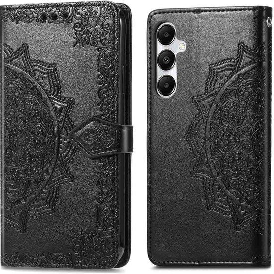 imoshion Hoesje - Geschikt voor Samsung Galaxy A55 (5G) - Mandala Bookcase - Zwart