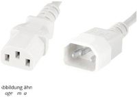 econ connect NKVK2WS Apparaat (koud) Aansluitkabel 2 m Wit