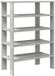 vidaXL Schoenenrek 61x32x87,5 cm bewerkt hout betongrijs