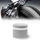 Quattroerre 10650 Adesive Bike R Stripe Double voor motorfiets, zilver