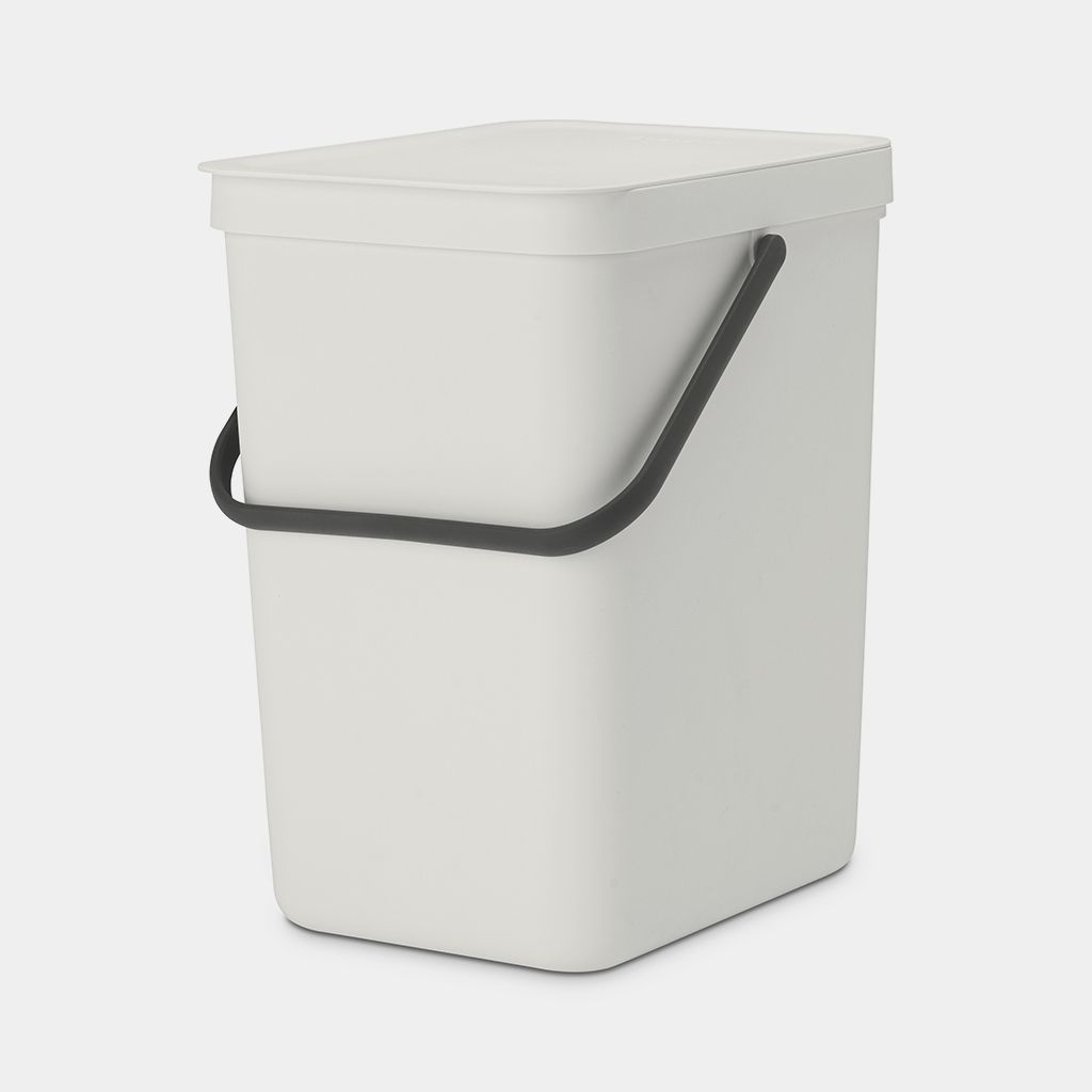 Brabantia Sort & Go Prullenbak - 25 liter - Grijs