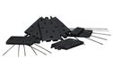 Windhager Vogel- en duivenafweer: STARTER-set, vogelafweer, duivenafweerpunten, duivenspikes set PVC-strip roestvrij stalen spikes, max. 100 cm, 36 stuks