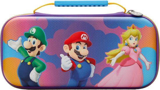 PowerA Beschermhoes voor Nintendo Switch - OLED model/ Nintendo Switch Lite Case - Color Splash Heroes - Super Mario - Meerkleurig