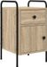vidaXL Nachtkastje Sonoma Eiken 35 x 36,5 x 61 cm Bewerkt hout