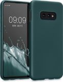 kwmobile telefoonhoesje geschikt voor Samsung Galaxy S10e - Back cover in metallic petrol