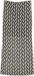 VERO MODA VMTIKKA HW ANKLE SKIRT JRS GA - Blauwe Visgraat Hoge Taille Rok met Veters - Dames - Katoen/Polyester - Kniehoogte - Casual
