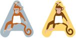 Small Foot - Houten Dieren Kinderletter - A