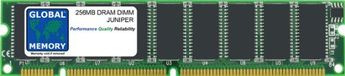 GLOBAL MEMORY 256MB DRAM DIMM mémoire RAM pour JUNIPER M5, M10, M20, M40, M40e, M160 ROUTER'S RE-2.0 / RE-333 ROUTING ENGINE (MEM-RE-256-S)