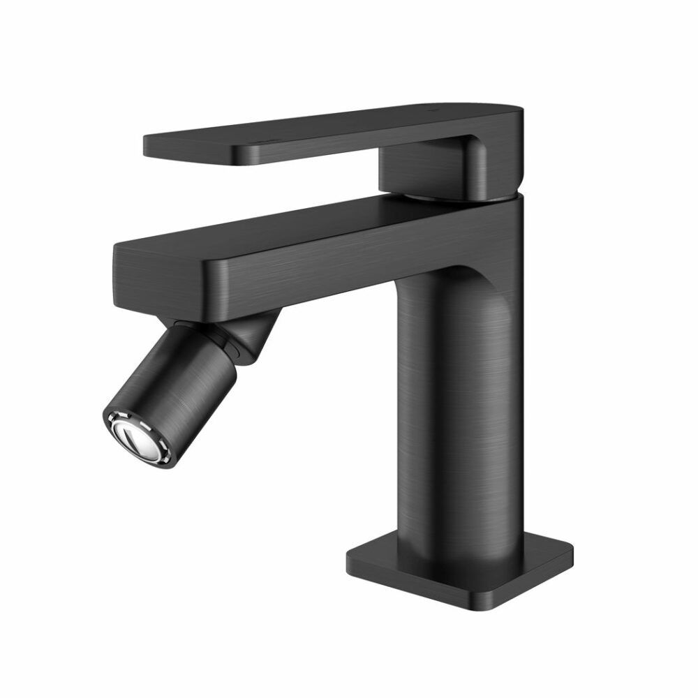 hotbath Gal GL018 bidetkraan geborsteld gunmetal PVD