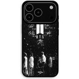 Maniacase Coque Pour iPhone 17 Pro Max Bts signature nuit etoilé