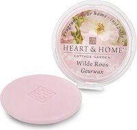 Heart & Home - Geurwax - Wilde Roos