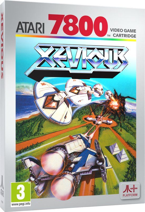 Atari ATARI x NAMCO Cartridge - XEVIOUS - Atari 2600+, Atari 7800+, Atari 7800