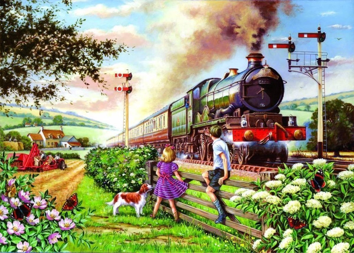 House Of Puzzles Railway Children Puzzel 500 Stukjes XL