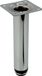 Pieds de meuble réglables en argent, 10 cm de haut, brillant, rond, design moderne