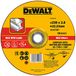 DeWALT DT43913-QZ slijpschijf metaal gekromd 230 x 2,8 mm, zwart/geel