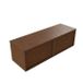 Saniclass Holz Frame Badkamermeubelset - 140x45x42cm - mat walnut pure