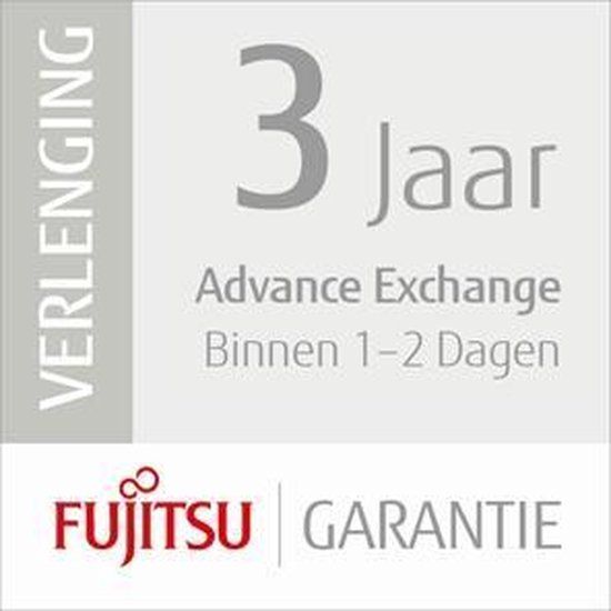 Fujitsu 3 Jaar Verlengde Garantie: Advance Exchange - Binnen 1-2 dagen