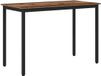 vidaXL Eettafel 110 x 55 x 75 cm Bewerkt Hout Oud Hout Rechthoekig