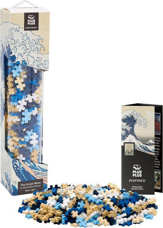 Plus-Plus Inspired Hokusai The Wave 350-Piece Building Set