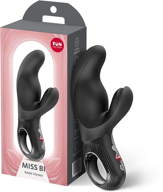 Fun Factory Miss Bi Vibrator Rabbit Black